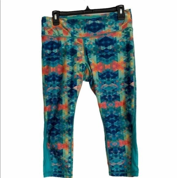 Pink Lotus Pants - Pink Lotus Athletic Capris Large